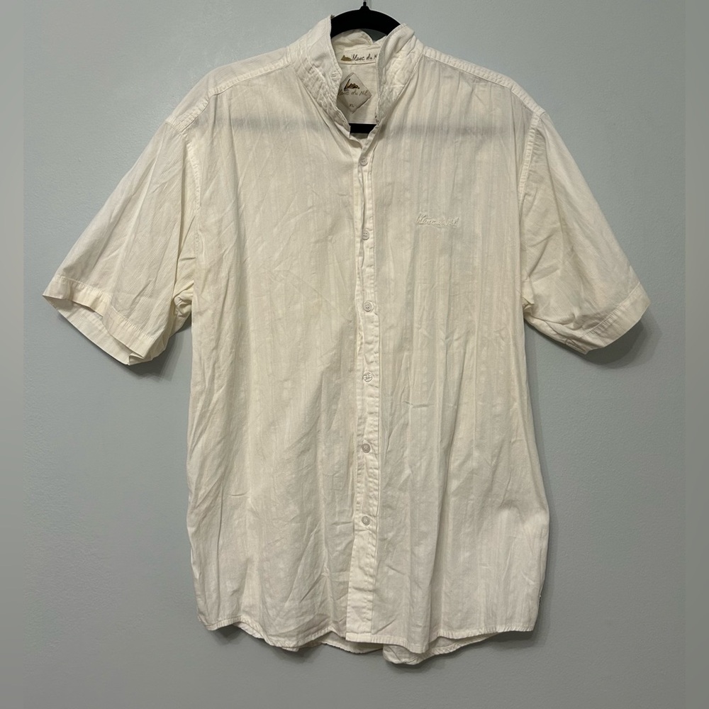 Blanc du Nil White Short Sleeve Shirt